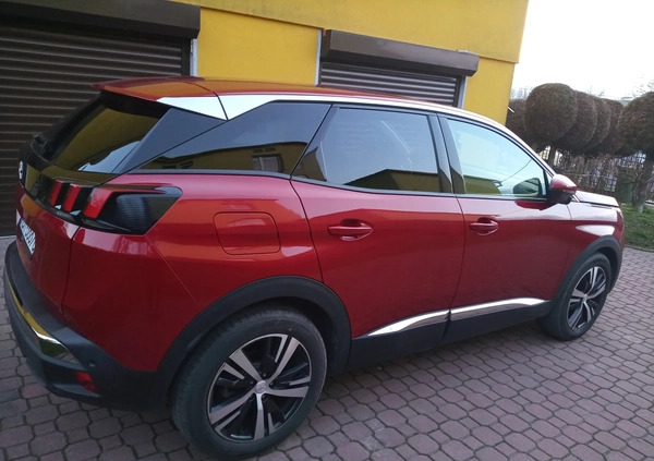Peugeot 3008 cena 88000 przebieg: 52000, rok produkcji 2018 z Brzozów małe 106